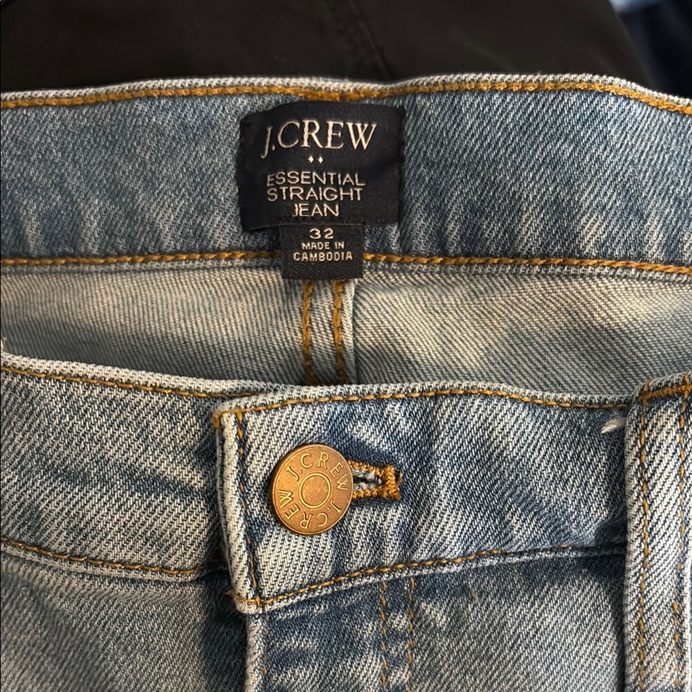 J. Crew Blue Straight Leg Jeans with Classic Denim Style